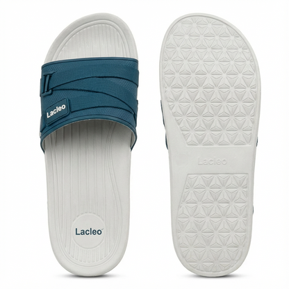 Men EVA Sandals - Lacleo Slides for Men LC 3045
