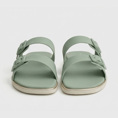 Women EVA Sandal - Lacleo Twin Buckle Classic