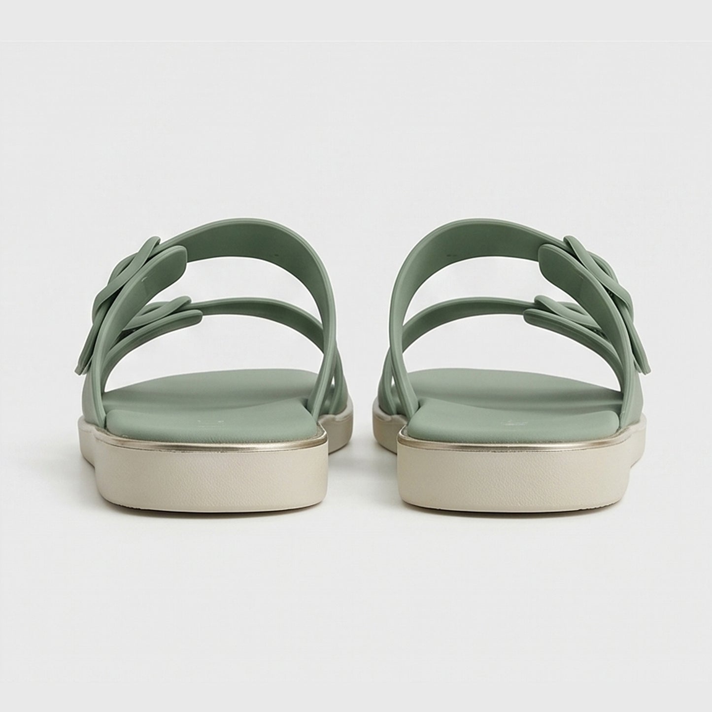 Women EVA Sandal - Lacleo Twin Buckle Classic
