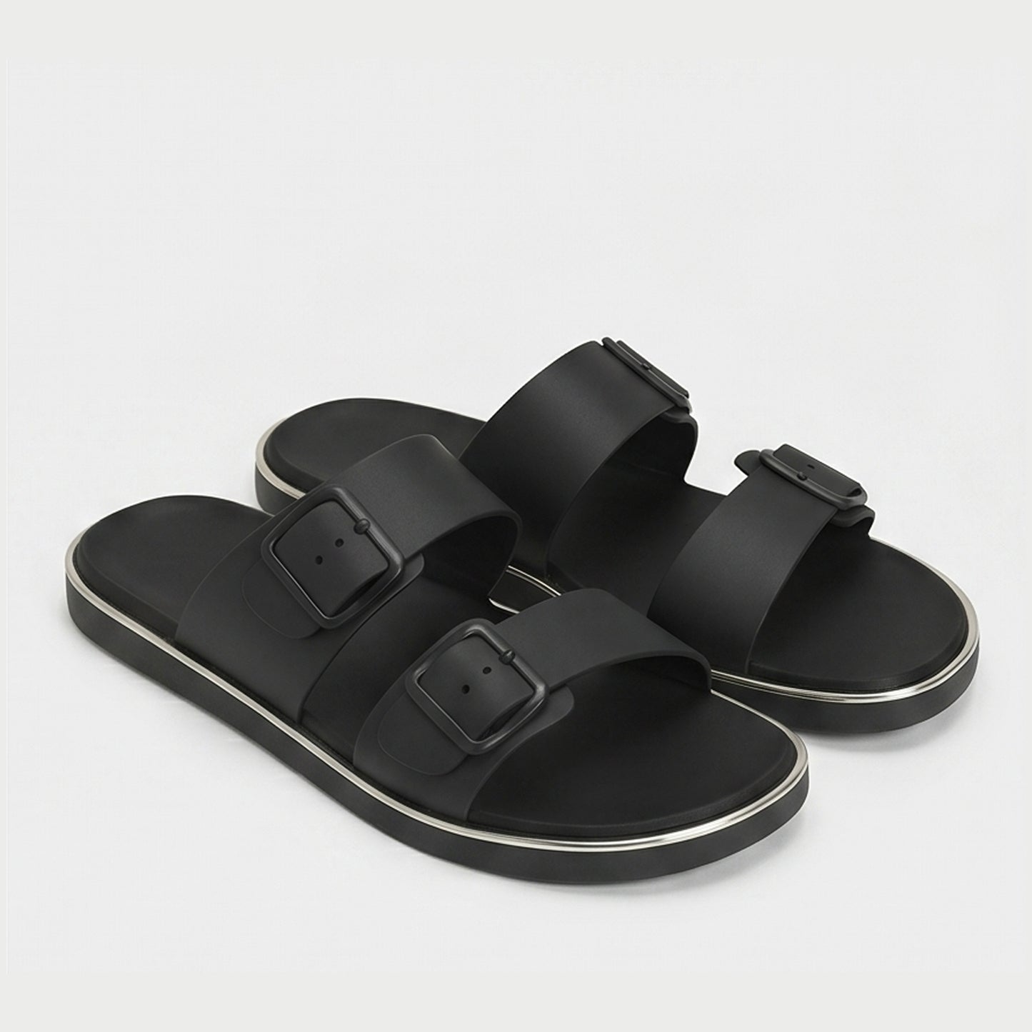 Women EVA Sandal - Lacleo Twin Buckle Classic