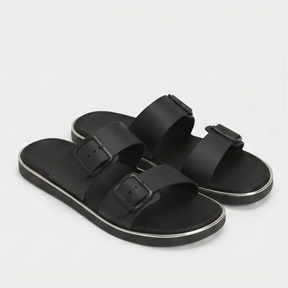 Women EVA Sandal - Lacleo Twin Buckle Classic