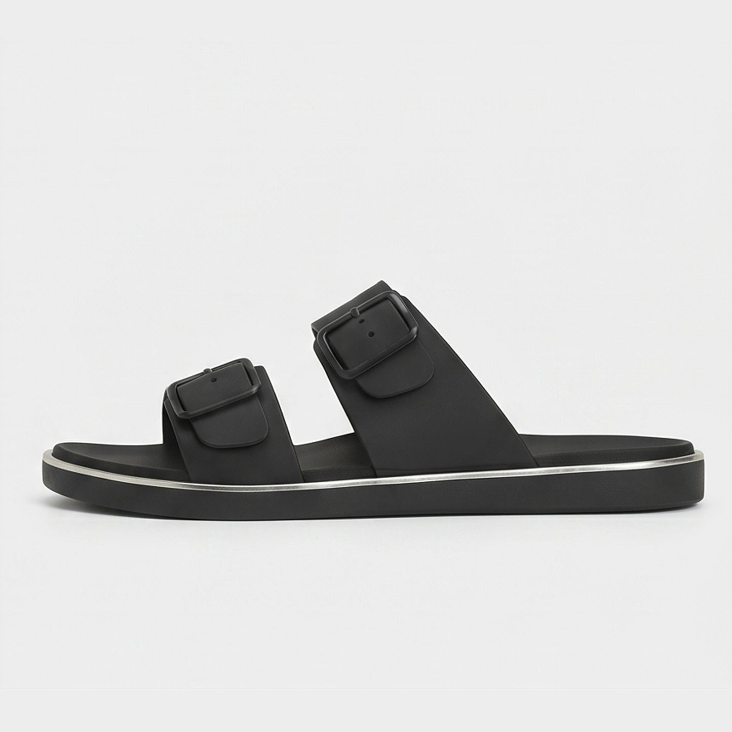 Women EVA Sandal - Lacleo Twin Buckle Classic
