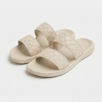 Women EVA Sandal - Lacleo Cushy Quilt Sandal
