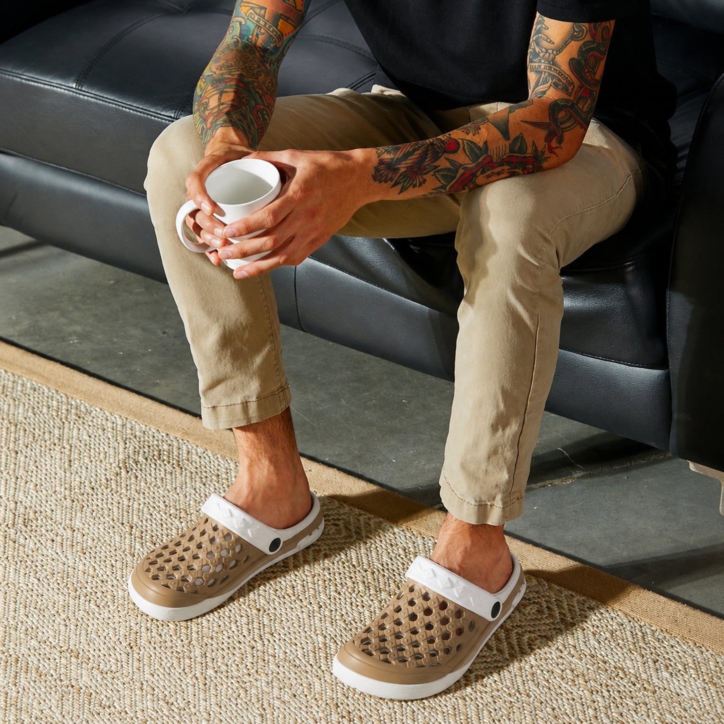 Men EVA Sandal - Lacleo Breeze Mesh Clog
