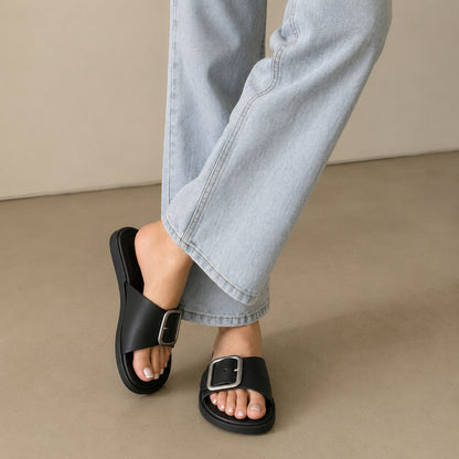 Women EVA Sandal - Lacleo Buckle Comfort Slide