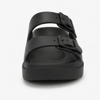 Lacleo Comfort-Flex EVA Double Strap Slides Mocha