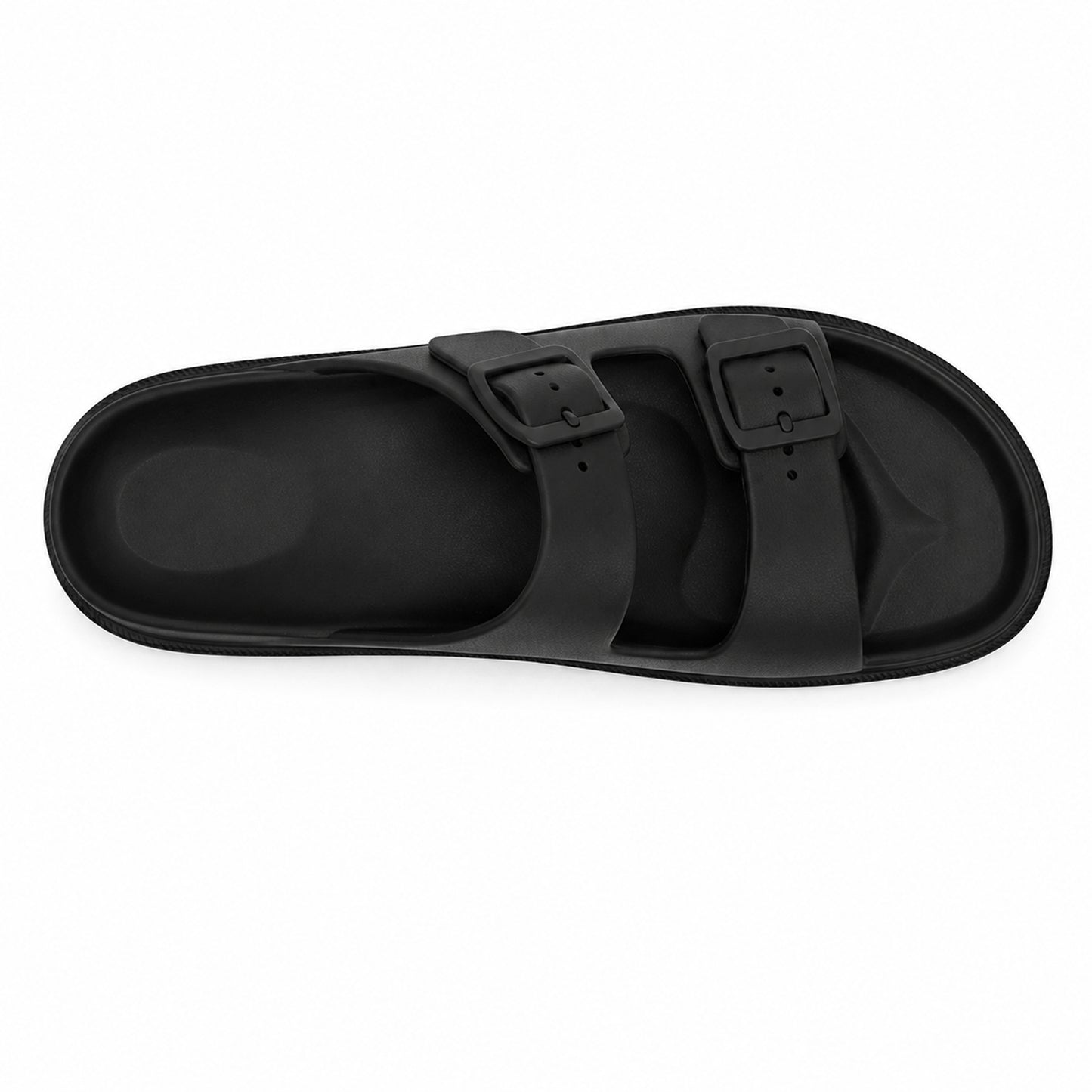 Lacleo Comfort-Flex EVA Double Strap Slides Mocha